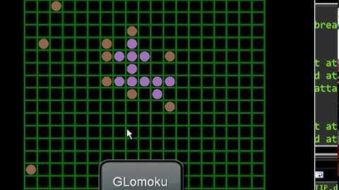 AI Plays Gomoku