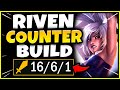 THIS RIVEN BUILD EASILY COUNTERS ALL RANGED TOPLANERS (DO THIS) - Riven TOP Gameplay Guide S11