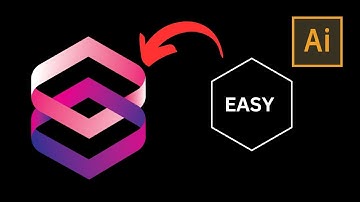 How to make simple professional logo in Adobe Illustrator  ।Graph paper