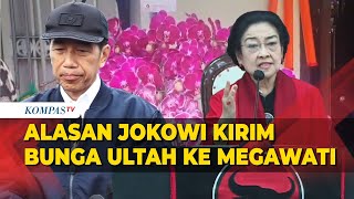 Kata Jokowi soal Kiriman Karangan Bunga untuk Ultah Megawati