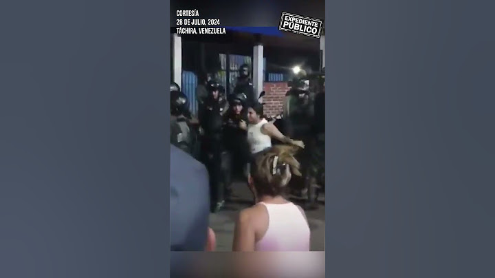 Protesta en Táchira por conteo de votos en Venezuela #eleccionesvenezuela #venezuela