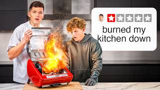 I Tested 1-Star Kitchen Gadgets (ft. Ryan Trahan) image