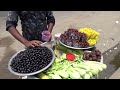 Extremely delicious spicy different fruit selling  bangladesh street food 