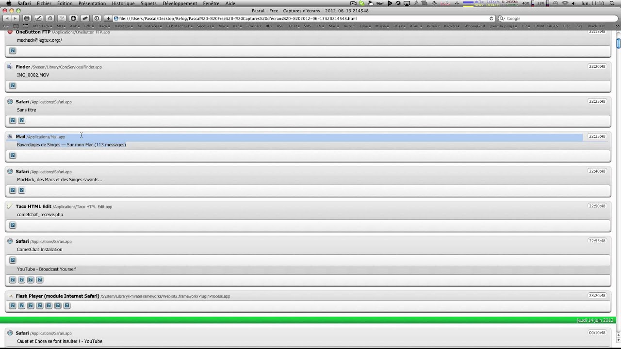Keylogger pour Mac Os X YouTube
