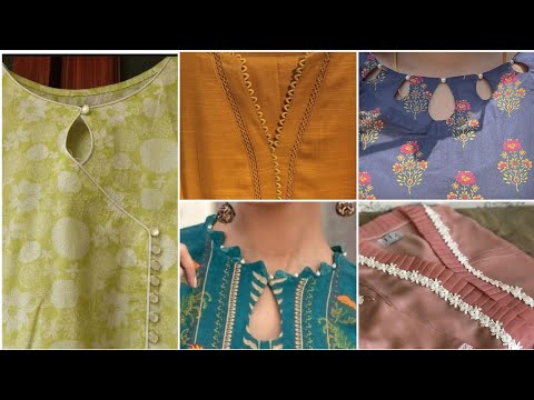 30 Stylish Potli button neck designs for kurtis and salwar suits | Bling  Sparkle