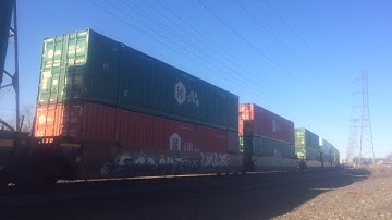NS 212 Passes Through Bound Brook, NJ With SD80MAC Leader And Friendly Crew 3/31/18