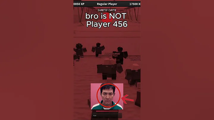 BRO IS NOT PLAYER 456 FROM SQUID GAMES #squidgame #roblox #robloxshort