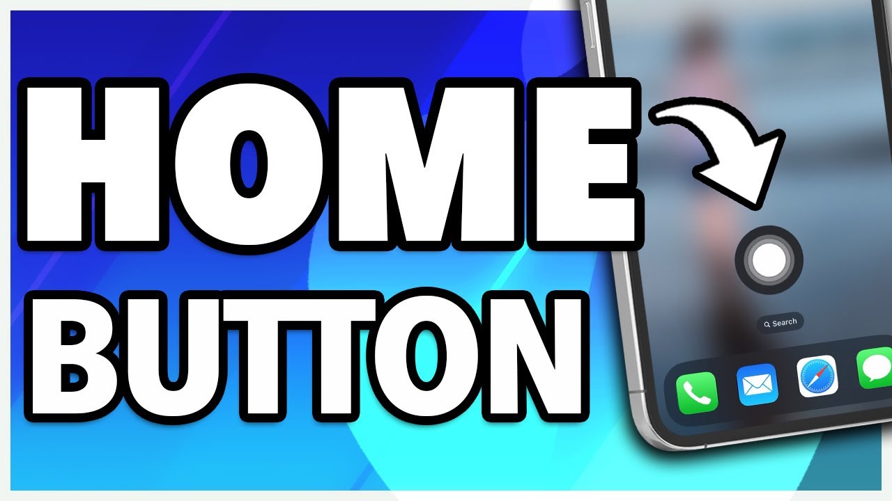 How To Get Home Button On IPhone Screen YouTube