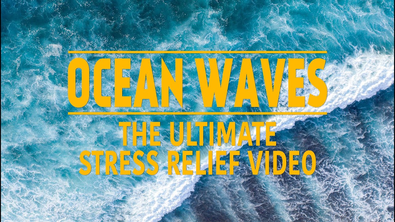 Ocean Waves From Above in 4k | 5-Hour Relaxing Video with Natural Ocean ...