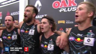 Team song v Hawthorn - R11, 2017