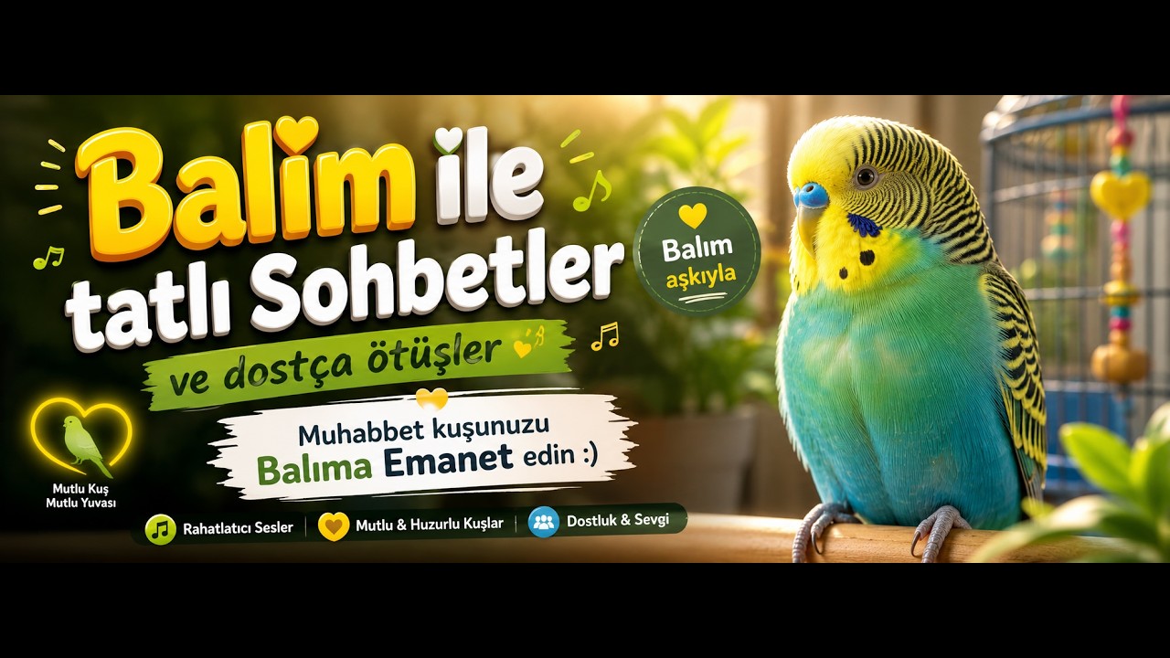 Balım ile tatlı Sohbetler ve dostça ötüşler - Muhabbet kuşunuzu Balıma Emanet edin :)
