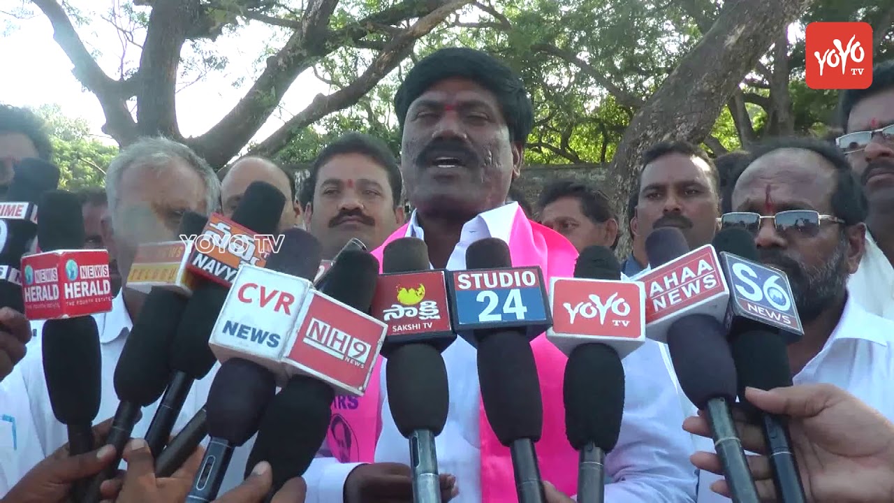 TRS Leader Peddi Sudarshan Reddy Speaks to Media After Filing Nomination | Narsampet | TRS | YOYO TV