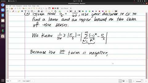 Series Error Bounds Video 5 - Alternating Series Test Error Bounds Examples