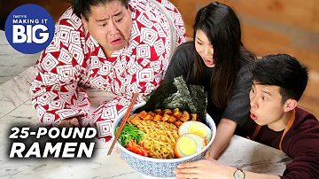 We Made A Giant 25-Pound Ramen Bowl For A Sumo Wrestler • Tasty