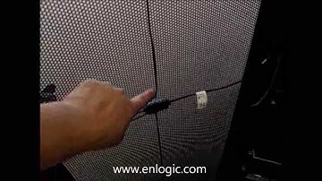 Installing Enlogic EA9105, 3xtemp + humidity combo sensor in APC AR3100 Rack
