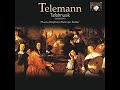 Capture de la vidéo Georg Philipp Telemann (1681-1767) - Tafelmusik (4 Cds) Pieter-Jan Belder;