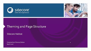 Sitecore Habitat   Theming and Page Structure