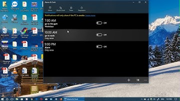Windows 10  Alarm and Clock app World Time  Timer Stopwatch and Alarm