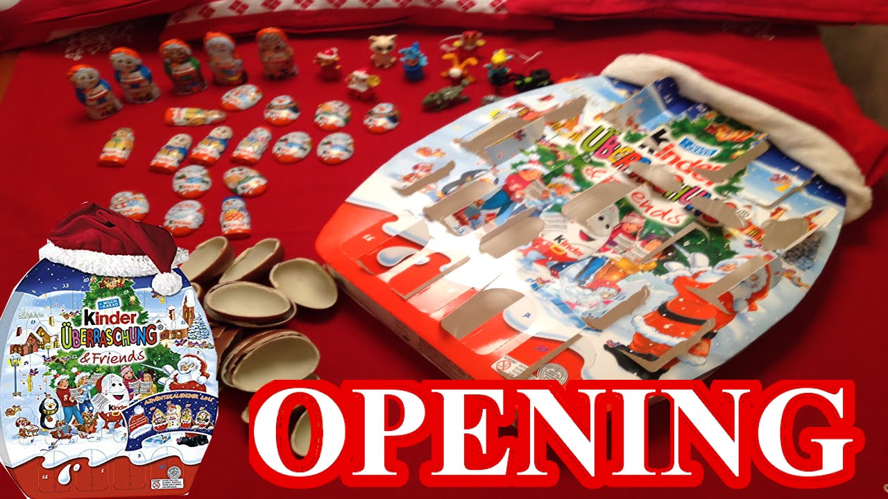 KINDER NIESPODZIANKI Kinder Surprise Friends Advent Calendar 2015 kinder-niespodzianki-kinder-surprise-friends-advent-calendar-2015