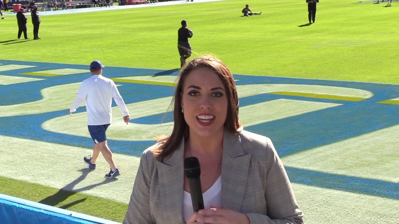 Katia Dragotis Talks San Diego Chargers Before Vikings at Chargers 12-15-19
