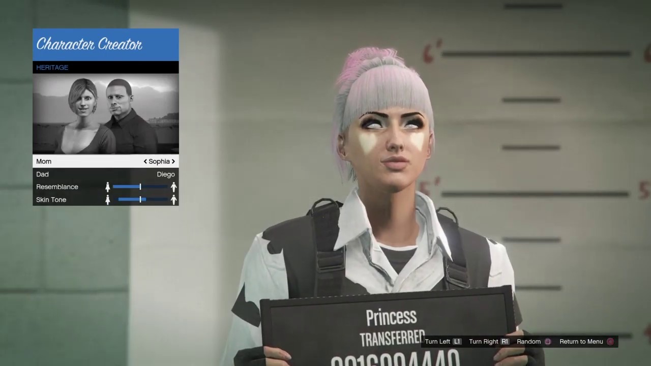 Gta V Online Beautiful Female Character Creation 💗 Youtube