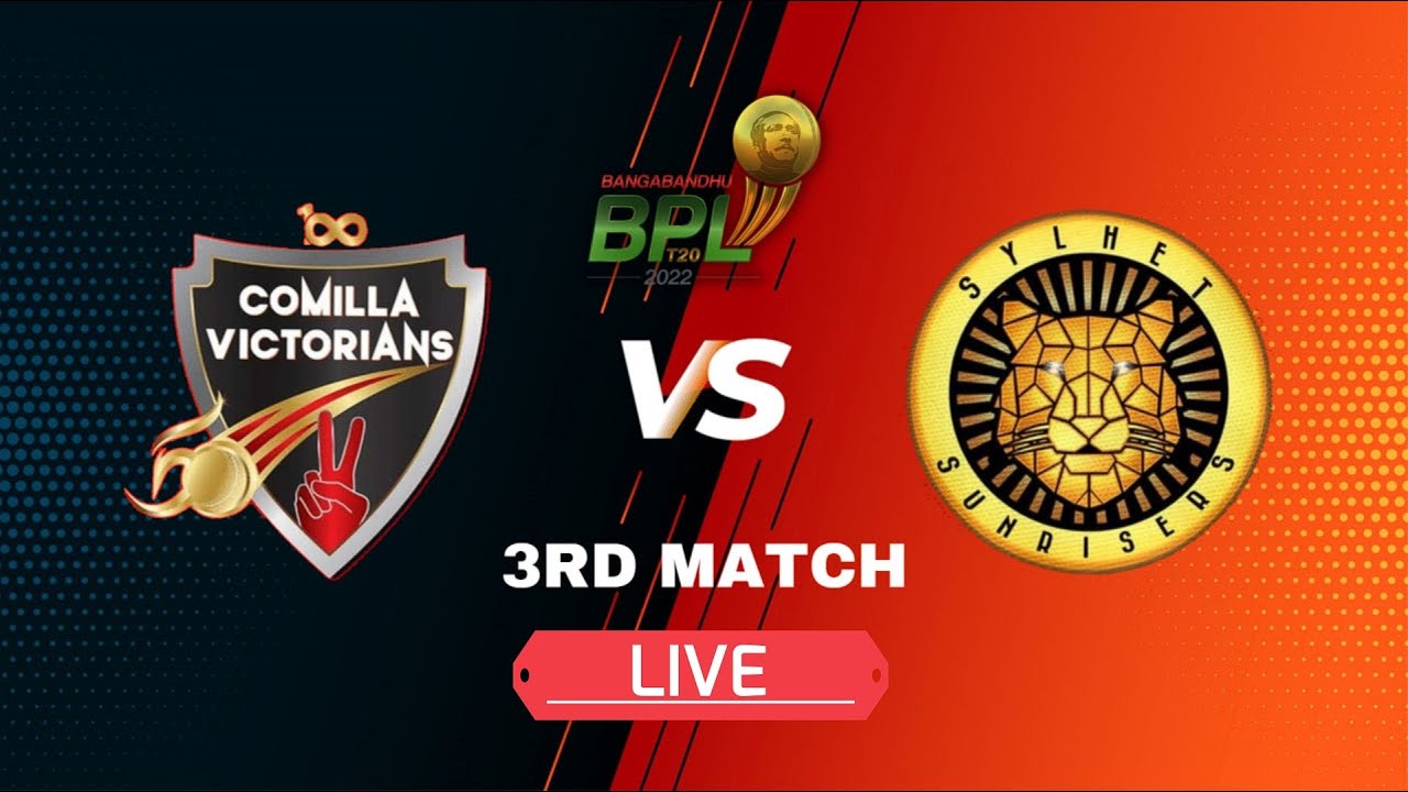 🔴LIVE Comilla Victorians vs Sylhet Sunrisers - 3rd Match BPL 2022 Cricket22 PC