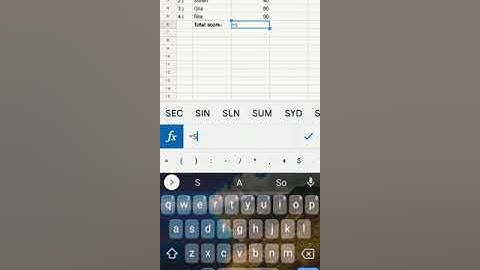 The sum of numbers in MS Excel 2010.(Part 2)