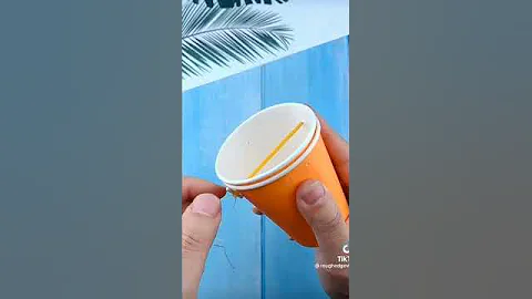 how to make paper cup rocket