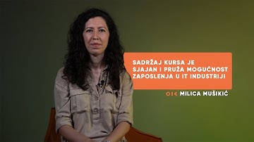 Milica Mušikić - polaznica kursa za QA manuelnog testera