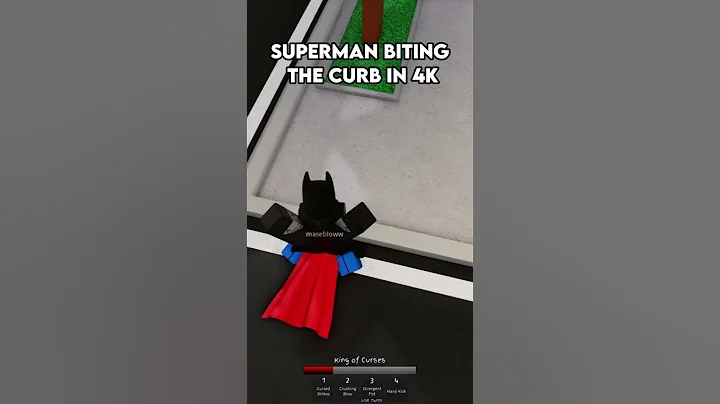 Superman biting the curb  #roblox #robloxmemes #memes #jujutsushenanigans #jjs #sbg