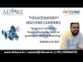 Machine learning  nirmalya ray