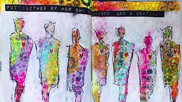 Creating a focal point from your background (reductive painting)