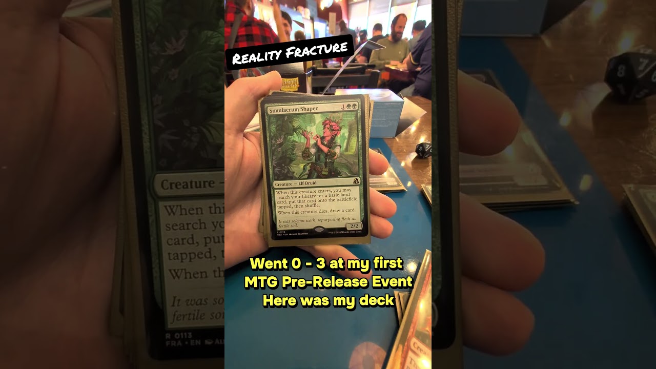 0 - 3 at Reality Fracture Pre-Release with this deck