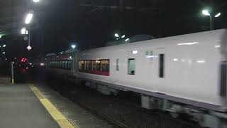水戸線　回8725M　E657系K7編成　KY出場　友部駅到着　2019.12.19