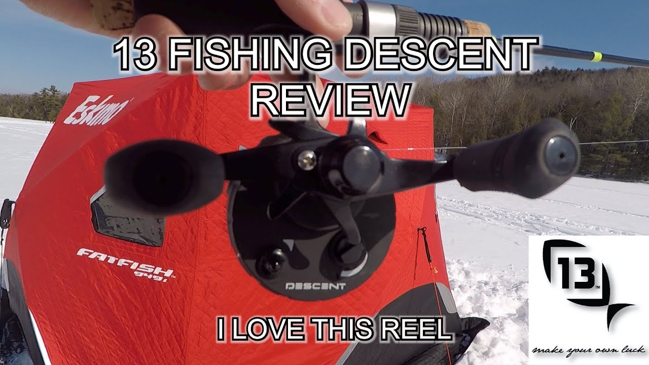 13 Fishing® Descent Inline Ice Fishing Reel