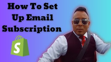 How To Set Up Email Subscription On Shopify Tutorial