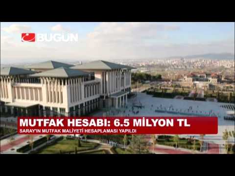 SARAY MUTFAĞININ AYLIK MALİYETİ; 6.5 MİLYON!