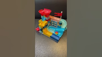 🟢 Oddly Satisfying Build - Marble Run Race Slide Building Blocks