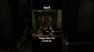 hearth — The Elder Scrolls V: Skyrim dialogue scene