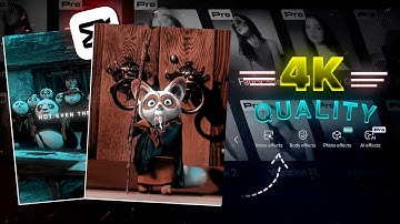 Capcut 4k quality edit tutorial | Capcut CC