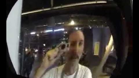 Man "Walks Through" Mirror