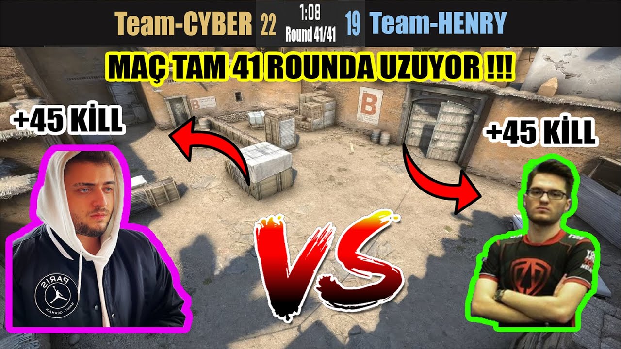 ESPORCU vs CYBER | BÜYÜK KAPIŞMA !! CYBERRULZ MEKİPLE CSGO 5v5 Dust2