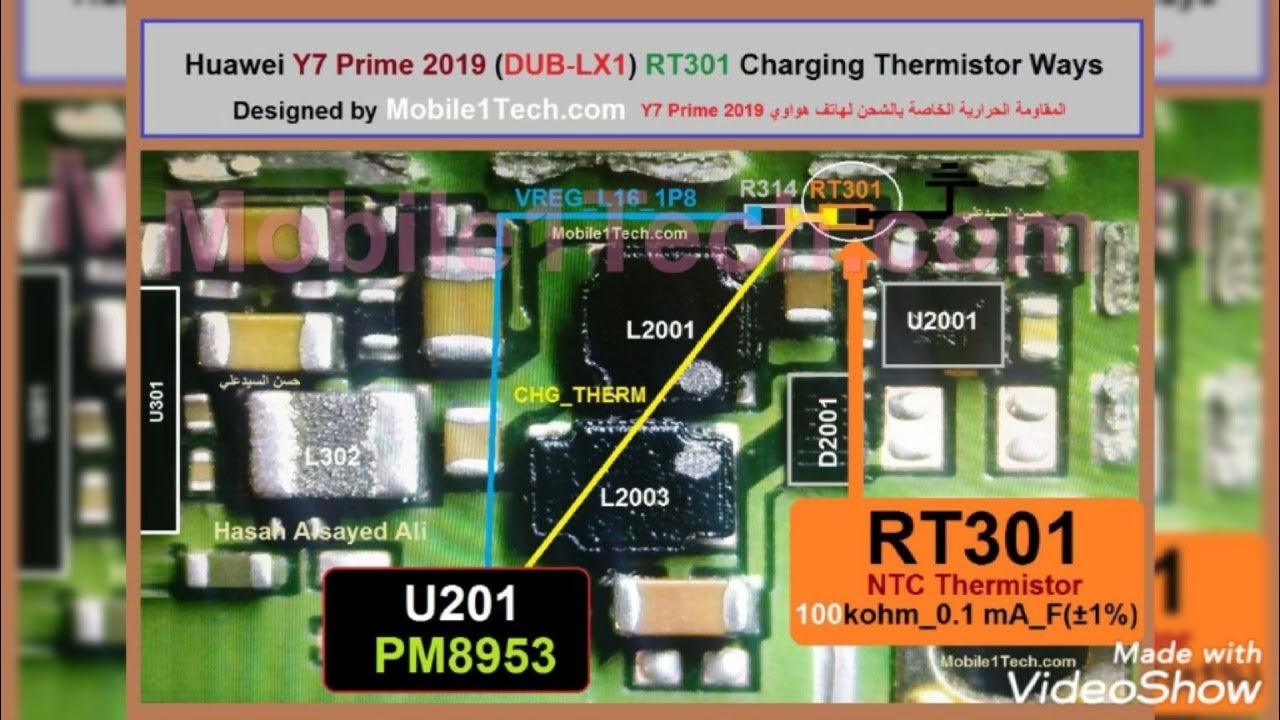 huawei y7 2019 schematic diagram مخطط كامل - YouTube