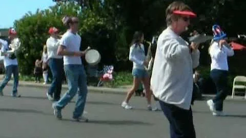 San Mateo Highlands Marching Band plays Rockin' My...