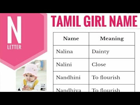 N Letter Tamil Girl Name Tamil Girl Name Starting With N Letter Youtube N Letter Tamil Girl Name Tamil Girl Name Starting With N Letter Youtube