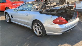 2006 Mercedes Benz 500SL convertible roof problem diagnosed, and possibly fixed