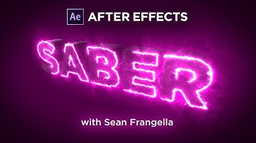 Saber + Element 3D V2 Tutorial - Use SABER to write on Element 3D Text Layers - Sean Frangella