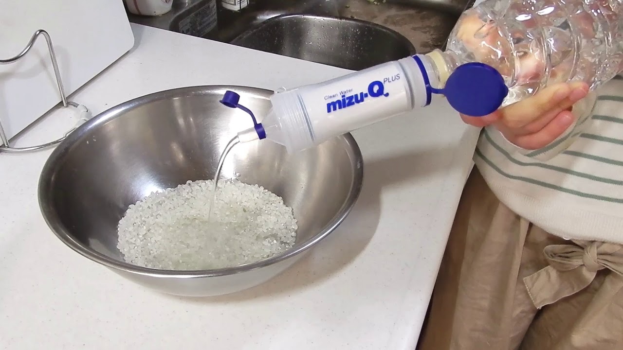 製品情報：携帯型浄水器 mizu-Q PLUS｜災害用浄水器のかりはな製作所