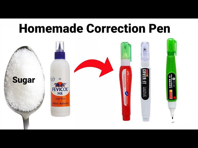 Diy White Pen/Homemade Diy White Pen/How to make white Pen at home