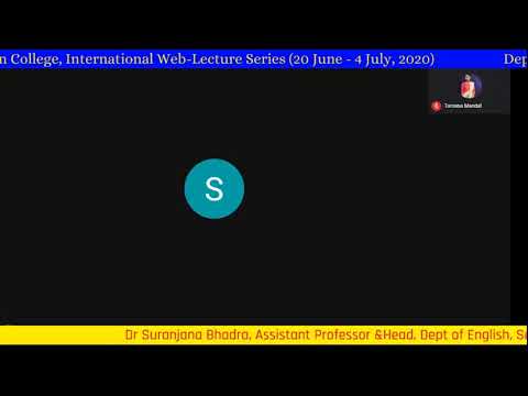 International Web-Lecture Series (28th June ), Department of English( UG&PG ), BCC